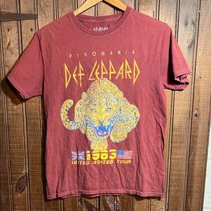 Def Leppard Pyromania Tour T-Shirt